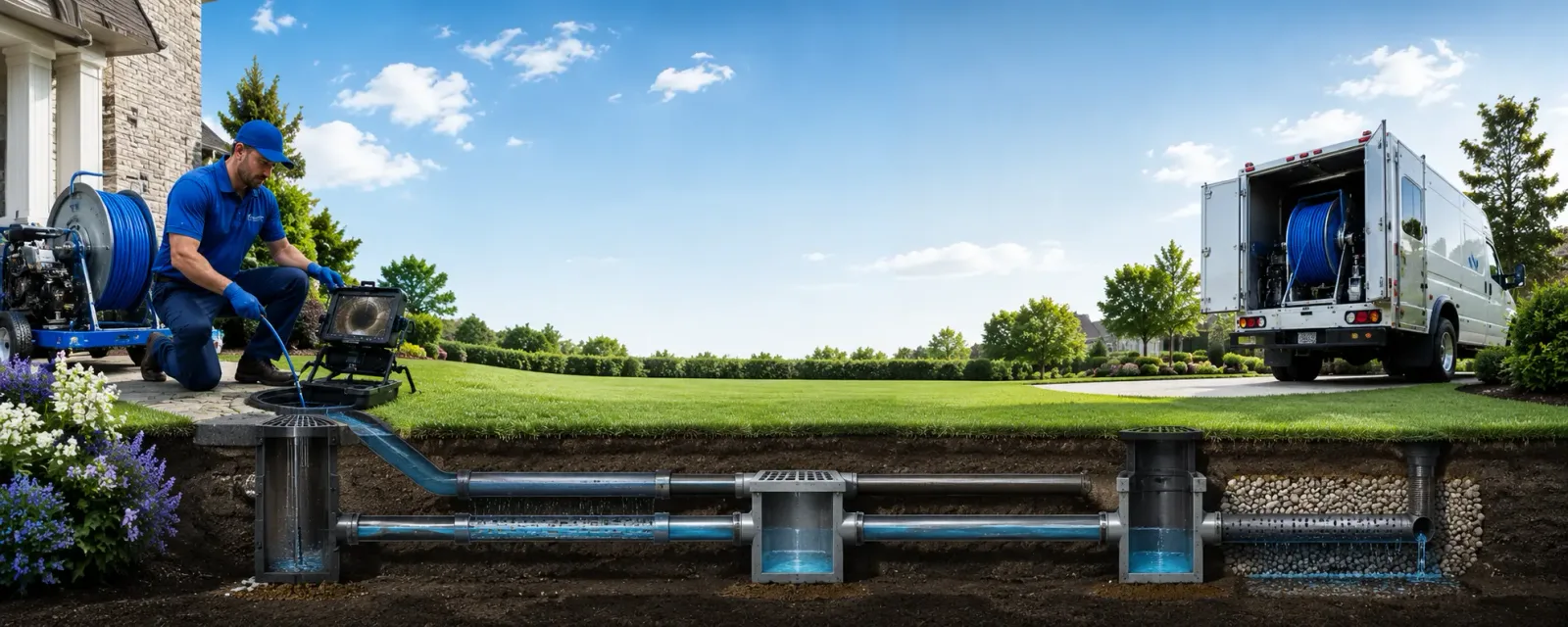 Outdoor drain cleaning information for Tustin, CA